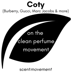 Coty Burberry Clean Perfume Movement