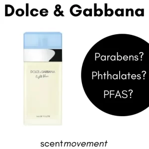 Dolce & Gabbana Parabens? Phthalates? PFAS? Nontoxic?