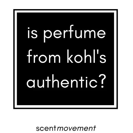 Perfume discount at kohl's